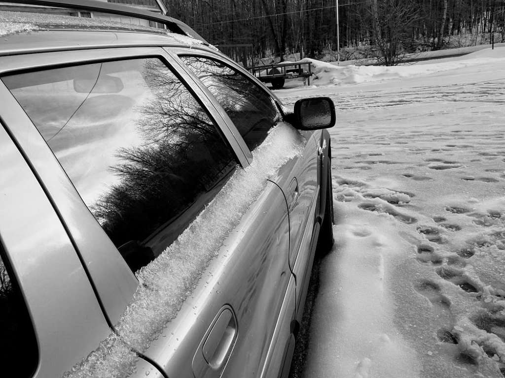 Volvo In The Winter